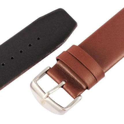 Kakapi Leather Apple Watch Band 42mm Brushed Buckle