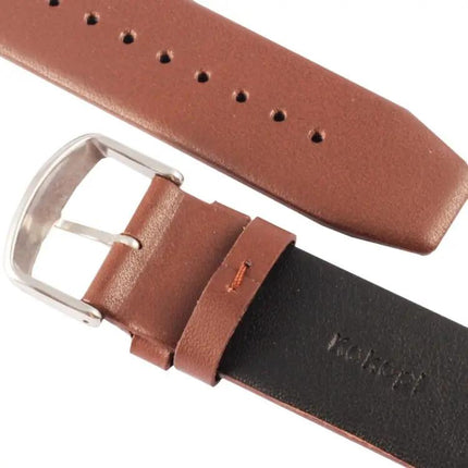 Kakapi Leather Apple Watch Band 42mm Brushed Buckle