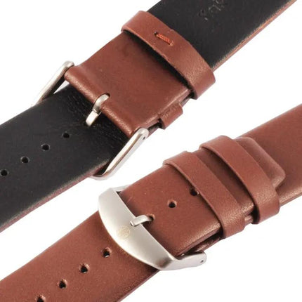 Kakapi Leather Apple Watch Band 42mm Brushed Buckle
