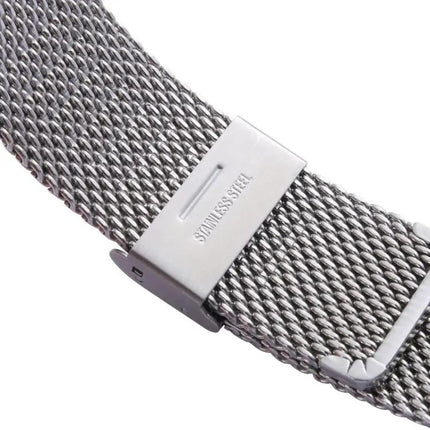 Milanese Stainless Steel Band For Apple Watch 38mm Silver