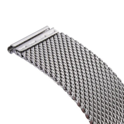Milanese Stainless Steel Band For Apple Watch 38mm Silver