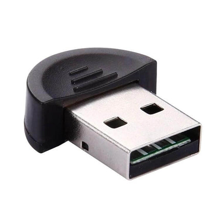 Bluetooth USB Dongle for Wireless PC Device Connections - compact black USB adapter for adding Bluetooth to older PCs