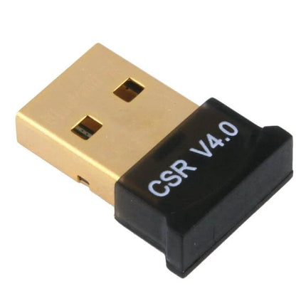 Wireless Bluetooth USB Adapter for Device Connectivity - compact CSR V4.0 USB dongle for connecting multiple devices