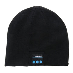 Bluetooth Knitted Beanie Hat with Microphone for Warm Winter Listening - Unisex for All Ages