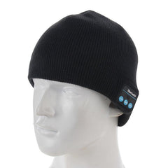 Bluetooth Knitted Beanie Hat with Microphone for Warm Winter Listening - Unisex for All Ages