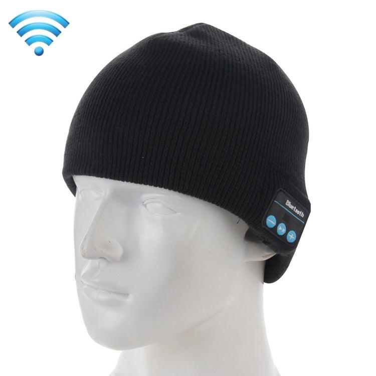 Bluetooth Knitted Beanie Hat with Microphone for Warm Winter Listening - Unisex for All Ages