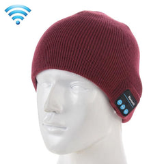 Bluetooth Knitted Beanie Hat with Microphone for Warm Winter Listening - Unisex for All Ages