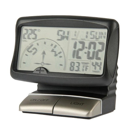Compact Car Compass for Everyday Driving Essentials digital dashboard compass with clock and temperature display