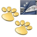 Footprint Pattern (Size: 7cm x 6cm) / Gold