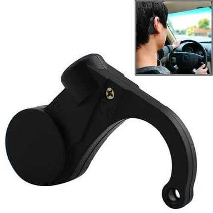 Vehicle Driver Drowsiness Alert for Enhanced Road Safety device clipped to headrest monitoring head tilt with audible beep to prevent accidents
