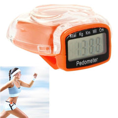 Crystal Heart Design Digital Pedometer with Step Counter, Distance Tracker & Calorie Reader