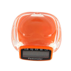 Crystal Heart Design Digital Pedometer with Step Counter, Distance Tracker & Calorie Reader