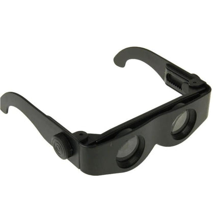 Zoomies Hands-Free Magnifying Glasses for Everyday Viewing black adjustable hands-free magnifier sunglasses for reading and outdoor use