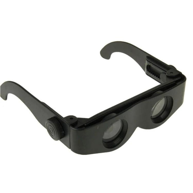 Zoomies Hands-Free Magnifying Glasses for Everyday Viewing black adjustable hands-free magnifier sunglasses for reading and outdoor use