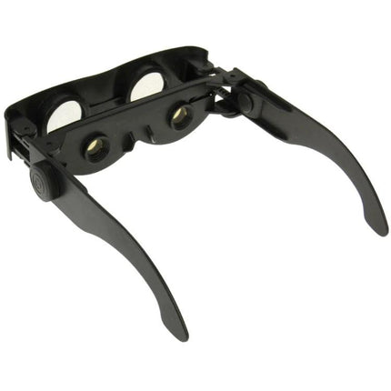 Zoomies Hands-Free Magnifying Glasses for Everyday Viewing black foldable magnifier sunglasses with adjustable lenses