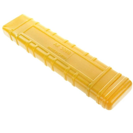 Foldable Reflective Safety Triangle for Roadside Warnings in compact yellow storage case ready for vehicle emergency