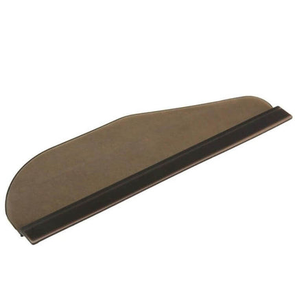 Durable Flexible Rain Shield for Car Rearview Mirrors, 2 Pack - brown flexible visor attaches to mirror to deflect rain and improve visibility