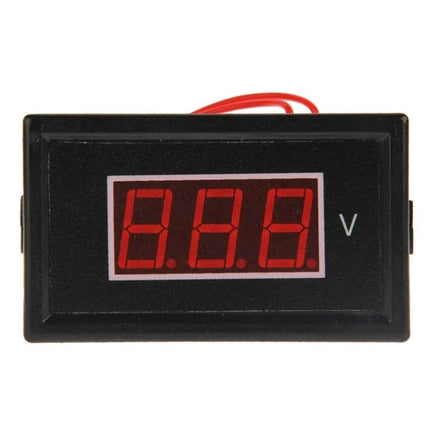 Digital LED Voltmeter for Everyday AC Electrical Monitoring - compact red LED panel for home mains voltage checks