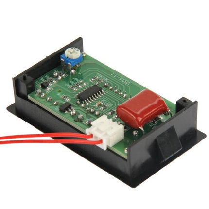 Digital LED Voltmeter for Everyday AC Electrical Monitoring small PCB module with red capacitor and connector for household voltage checks