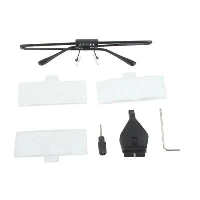 Magnifier Glasses with LED Light for Reading and Crafts — clip-on lenses, interchangeable magnifications and tools for close-up work