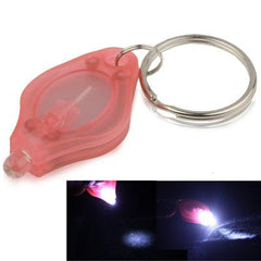 Compact Super-Bright LED Keychain Flashlight