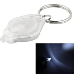 Compact Super-Bright LED Keychain Flashlight