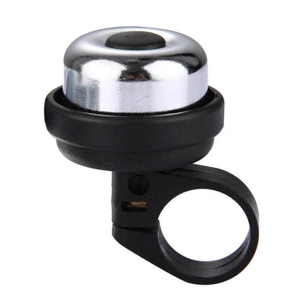 Blue Mini Aluminum Bicycle Bell For Everyday Riding compact blue aluminum bike bell with black clamp, clear chime for urban commuting