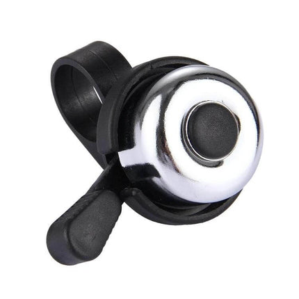 Blue Mini Aluminum Bicycle Bell For Everyday Riding - compact blue aluminum bike bell with clear chime, weather-resistant, fits handlebars