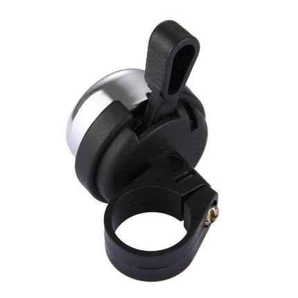 Blue Mini Aluminum Bicycle Bell For Everyday Riding - compact blue bike bell with aluminum dome and black mount for urban commuting