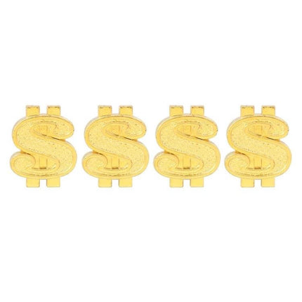 8mm Universal Dollar Style Tire Valve Caps For Cars - set of four gold dollar sign valve caps protecting tire valve stems
