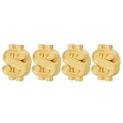 8mm Universal Dollar Style Tire Valve Caps For Cars - gold dollar sign valve caps set of four protecting tire valve stems