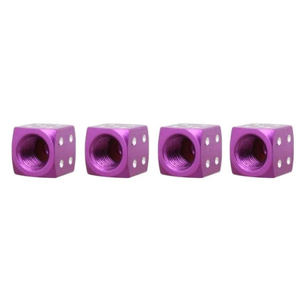 Universal 8mm Aluminium Tire Valve Caps Pack Of 4 For Cars | Syndmart