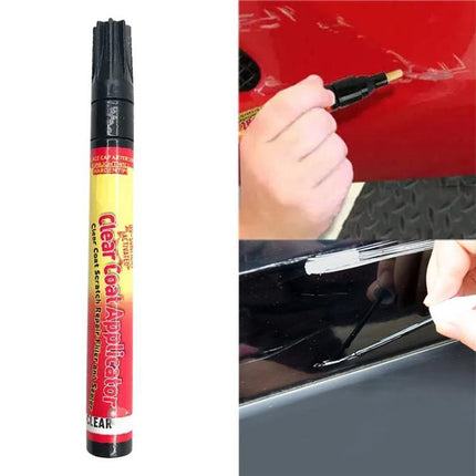 Essential Filler for Everyday Car Scratch Repairs at Home - transparent repair pen applied to small scratches