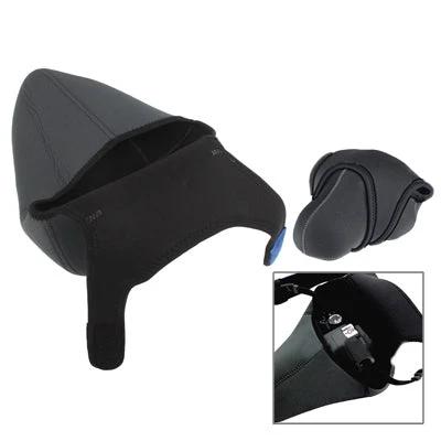 Neoprene Protective Sleeve for Zoom SLR Cameras, 220x160mm reversible black-gray case protects camera from dust, moisture and minor impacts