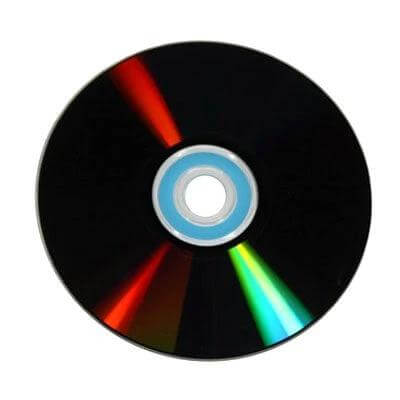 12cm Blank DVD-RW Discs for Everyday Data Storage, 10-Pack – Black Rewritable Disc Reflective Surface