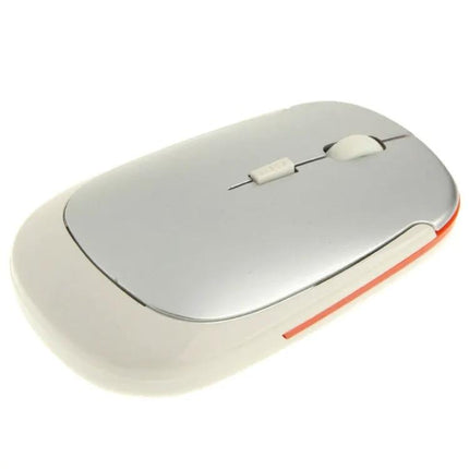 Ultra-Thin Wireless Computer Mouse for Everyday Use in Silver, Black, and Grey