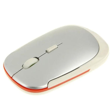 Ultra-Thin Wireless Computer Mouse for Everyday Use in Silver, Black, and Grey
