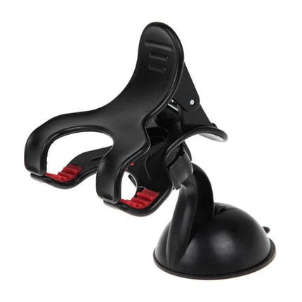 Universal 360 Degree Car Phone Holder For Smartphones And GPS Devices - black adjustable suction cup car mount for hands-free navigation
