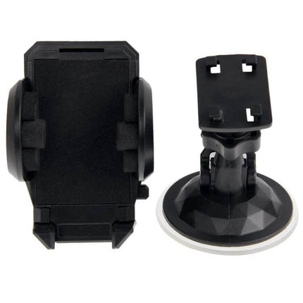Desktop Smartphone Stand With Adjustable Clamp Arms For Various Phones black suction cup desk mount for hands-free video calls and cooking guidance