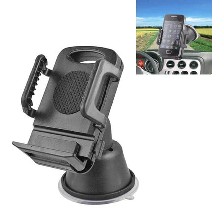 Universal Car Phone Holder With Rotating Head For Windshield - adjustable suction-mount phone cradle for hands-free navigation and calls