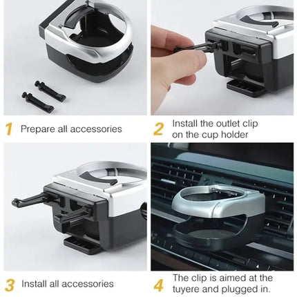 Outlet Car Drink Holder Red For Easy In Dash Cup Access