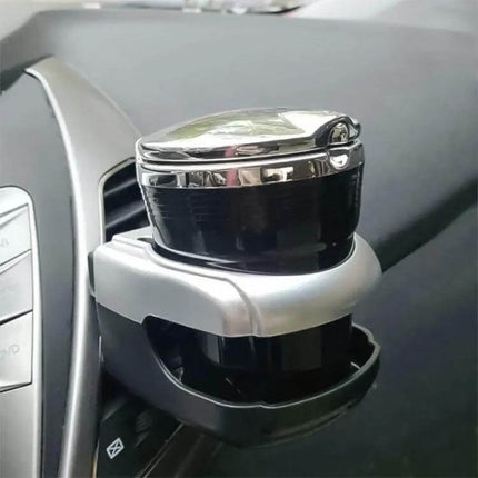 Outlet Car Drink Holder Red For Easy In Dash Cup Access - red two-prong dash-mounted cup and can holder near power outlet, compact design