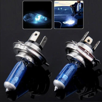 Halogen Car Headlight Bulb 6000K 12V 55W Pair For H1 H4 H7 | Syndmart