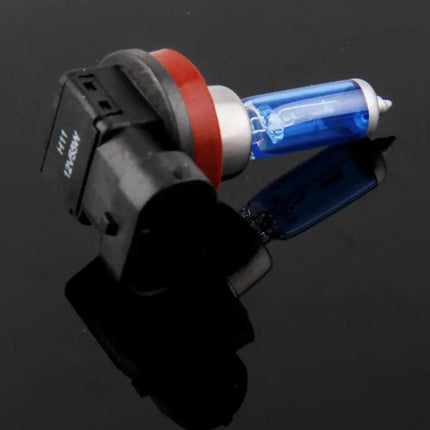 Halogen Car Headlight Bulb 6000K 12V 55W Pair For H1 H4 H7
