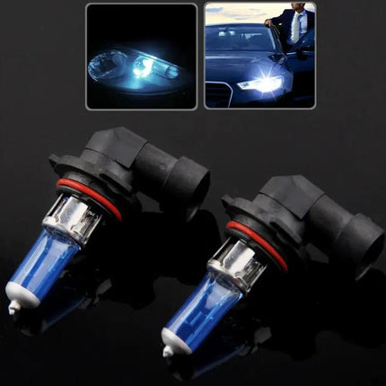 Halogen Car Headlight Bulb 6000K 12V 55W Pair For H1 H4 H7 | Syndmart