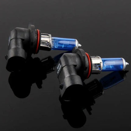 Halogen Car Headlight Bulb 6000K 12V 55W Pair For H1 H4 H7