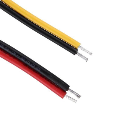 Car Power Step-Down Converter For Dash Cam Vehicle Accessories thin red black yellow power wires for dash cam connection