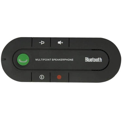 Bluetooth Hands Free Transmitter For Car Music And Calls compact multipoint speakerphone with call button and volume controls