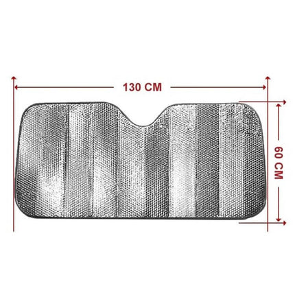 Foldable Car Windshield Sun Shade Keeps Car Cooler 125 By 60 Cm reflective foldable windshield sunshade for passenger cars