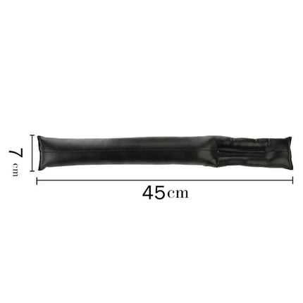 Leather Car Seat Gap Filler 45x7x4.5cm Keeps Items Safe